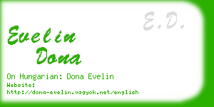 evelin dona business card